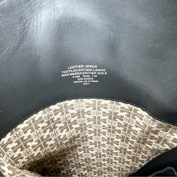 TORY BURCH Adeline 20mm Tumbled Leather Tall Riding Boots - Picture 7 of 7